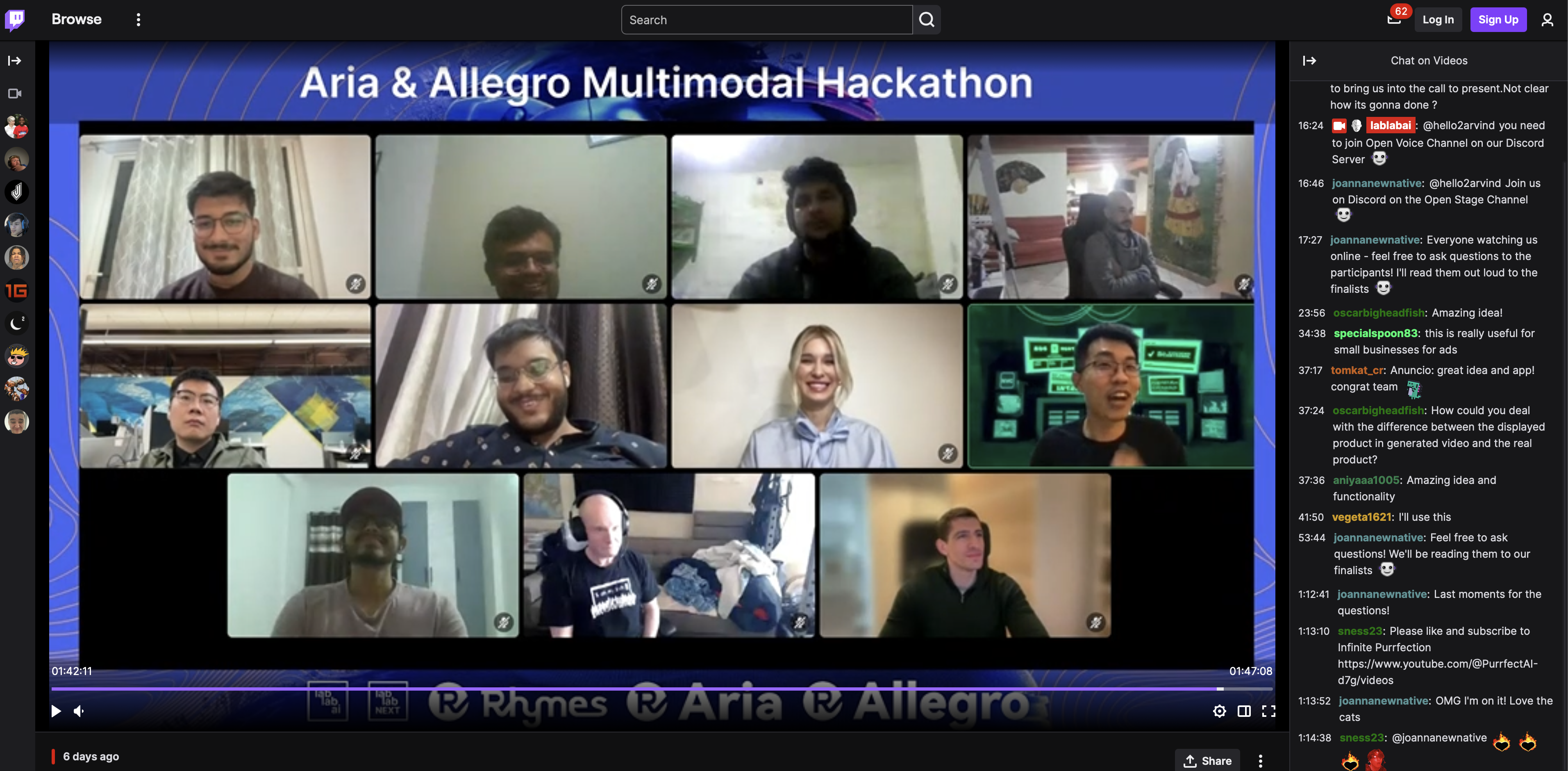 Aria Allegro Hackathon